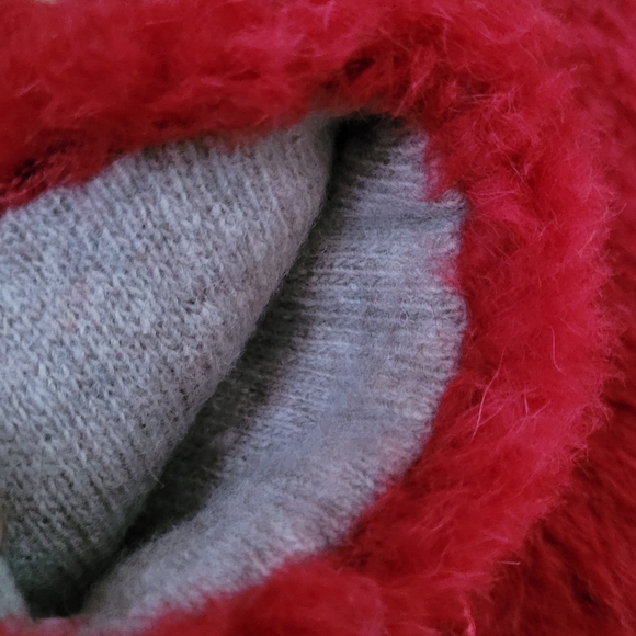 NWT MAX MARA WOOL SILK TEDDY MITTENS GLOVES - Picture 10 of 11